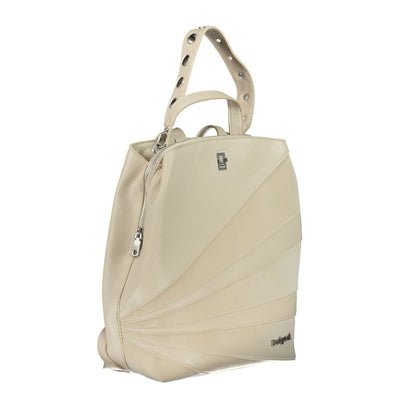 Beige Polyethylen-Rucksack