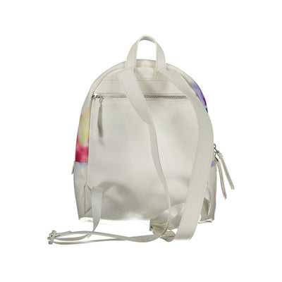 Weißer Polyester-Rucksack