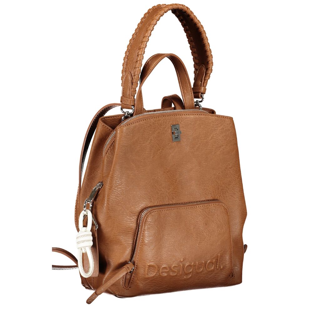 Brauner Polyethylen-Rucksack