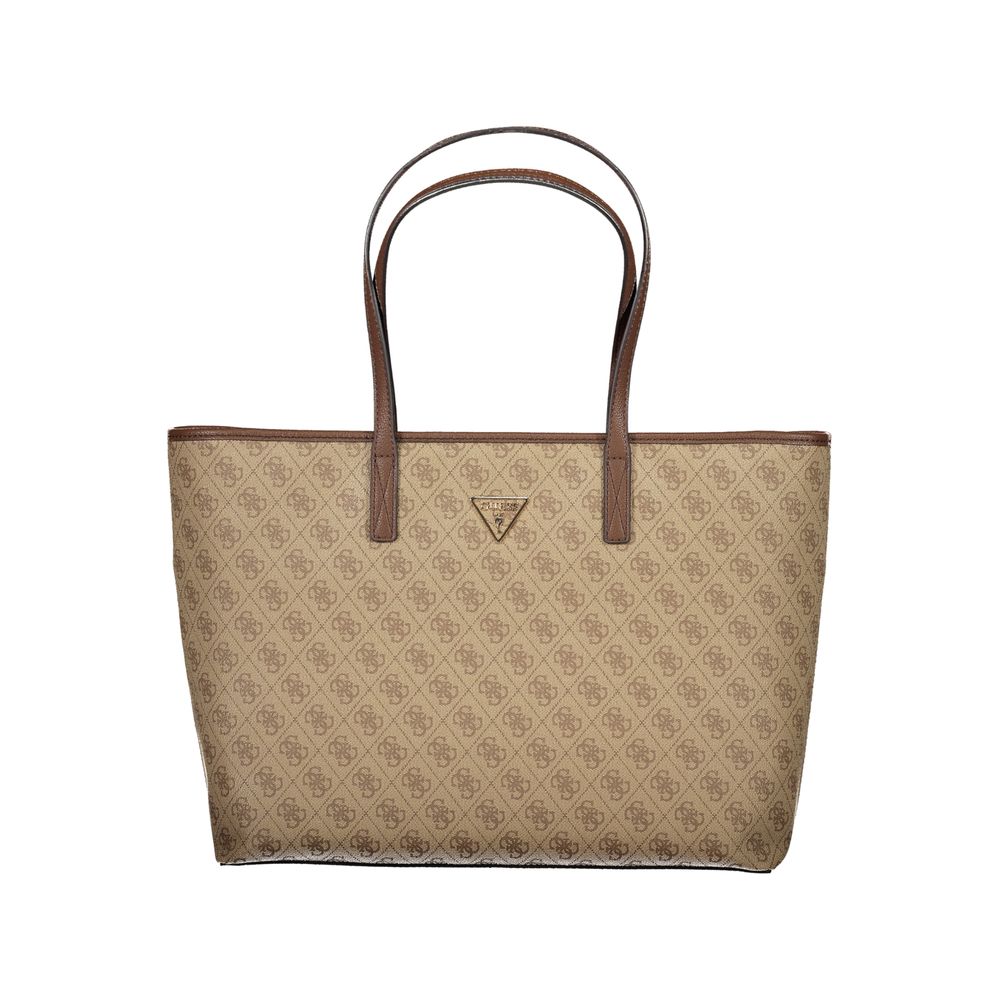 Beige Polyethylen Handtasche