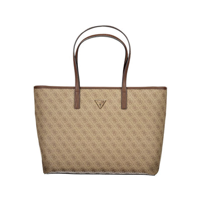 Beige Polyethylen Handtasche