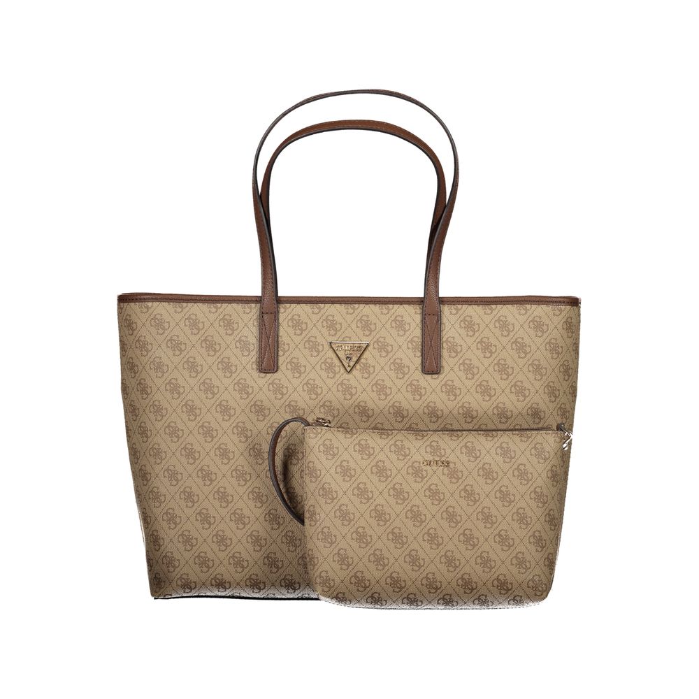 Beige Polyethylen Handtasche