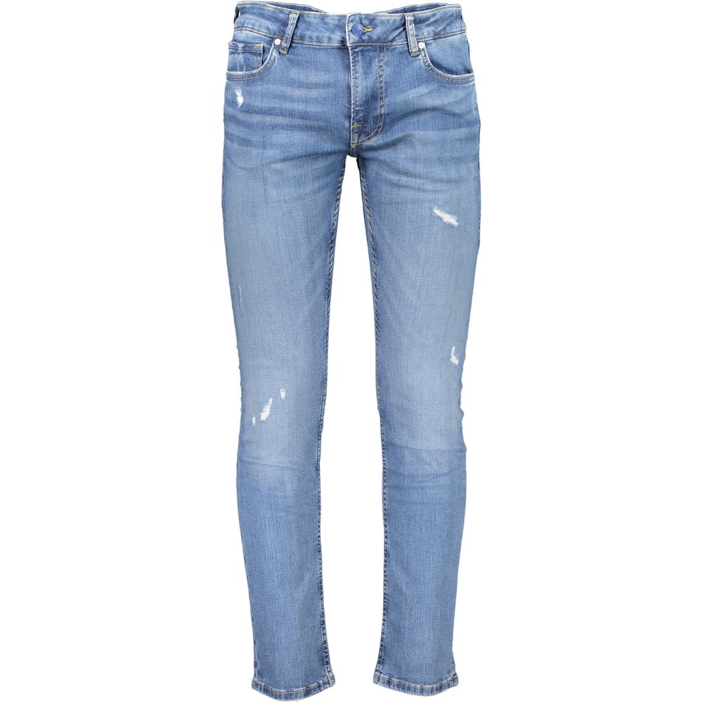 Blaue Baumwolljeans & Hose