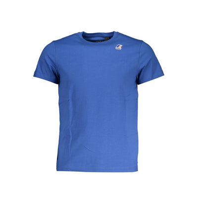 T-Shirt aus blauer Baumwolle