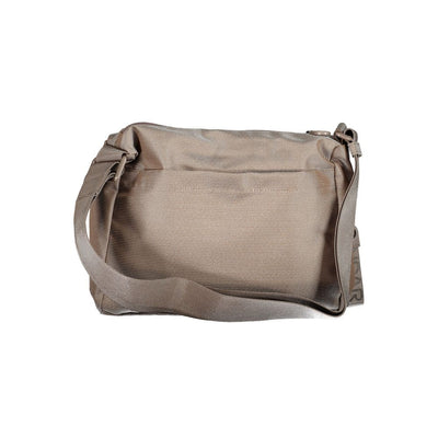 Beige Polyester Handtasche