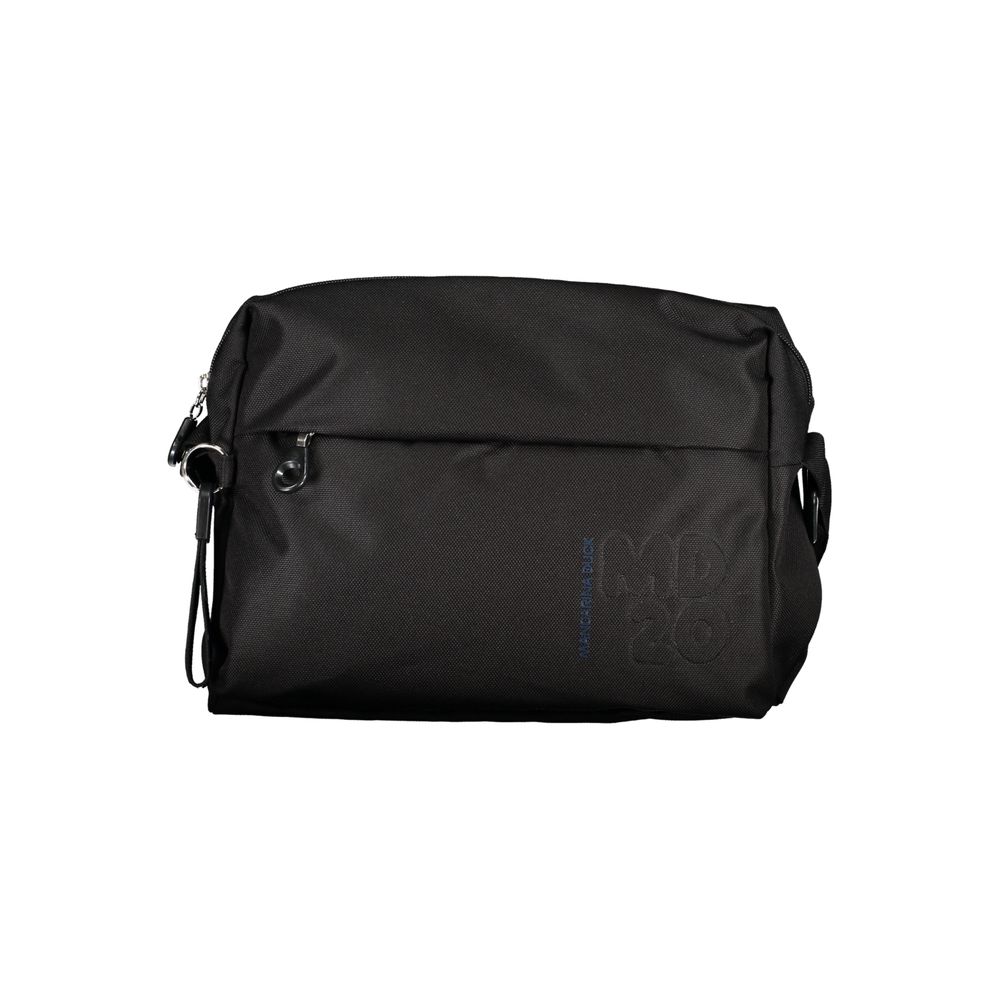 Schwarze Polyester Handtasche