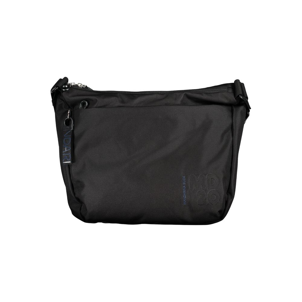 Schwarze Polyester Handtasche