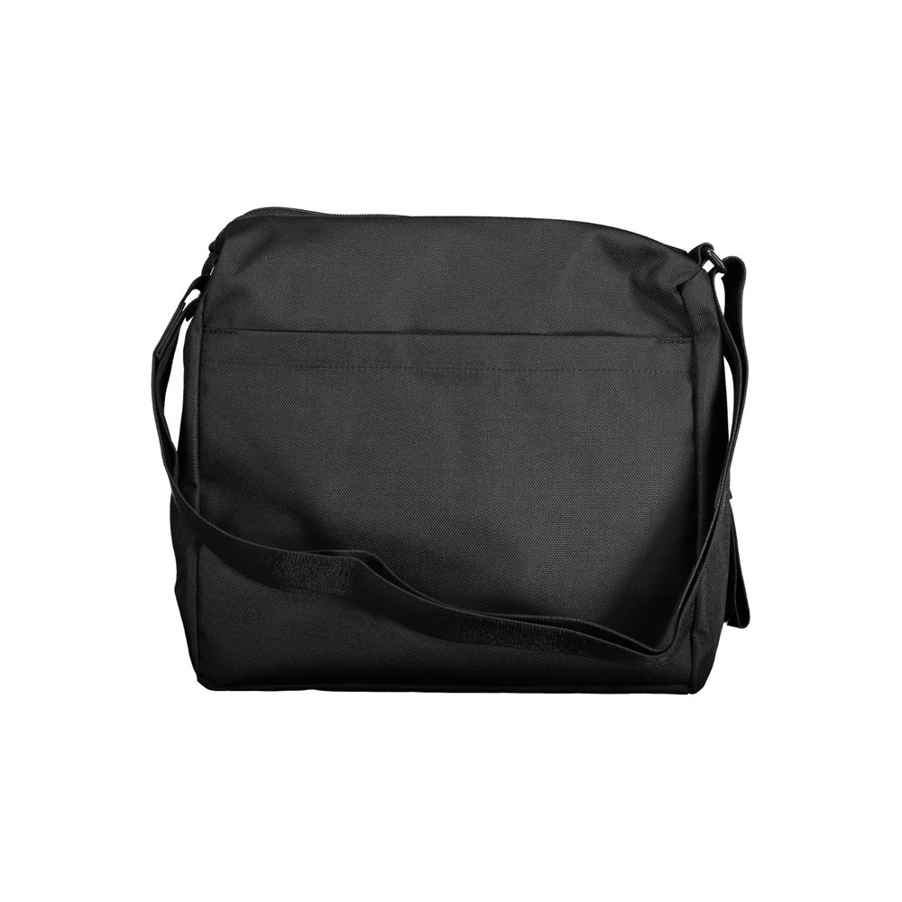 Schwarze Polyester Handtasche