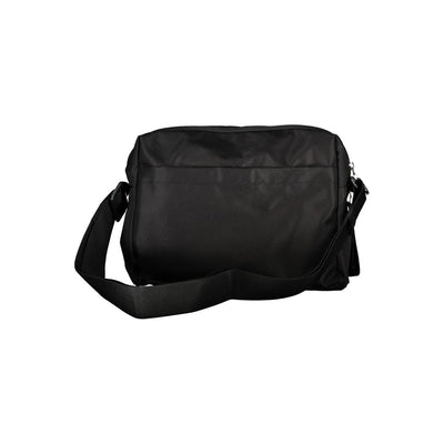 Schwarze Polyester Handtasche