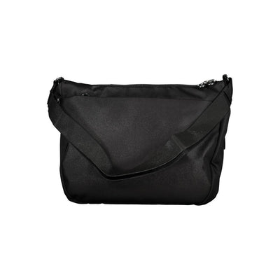 Schwarze Polyester Handtasche