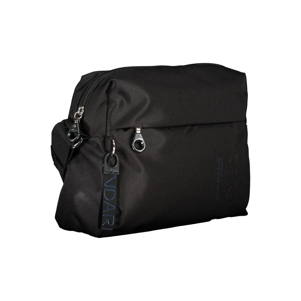 Schwarze Polyester Handtasche