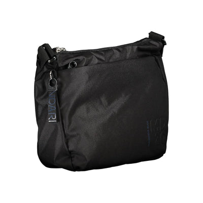 Schwarze Polyester Handtasche