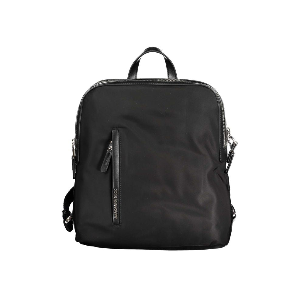 Schwarzer Nylon-Rucksack