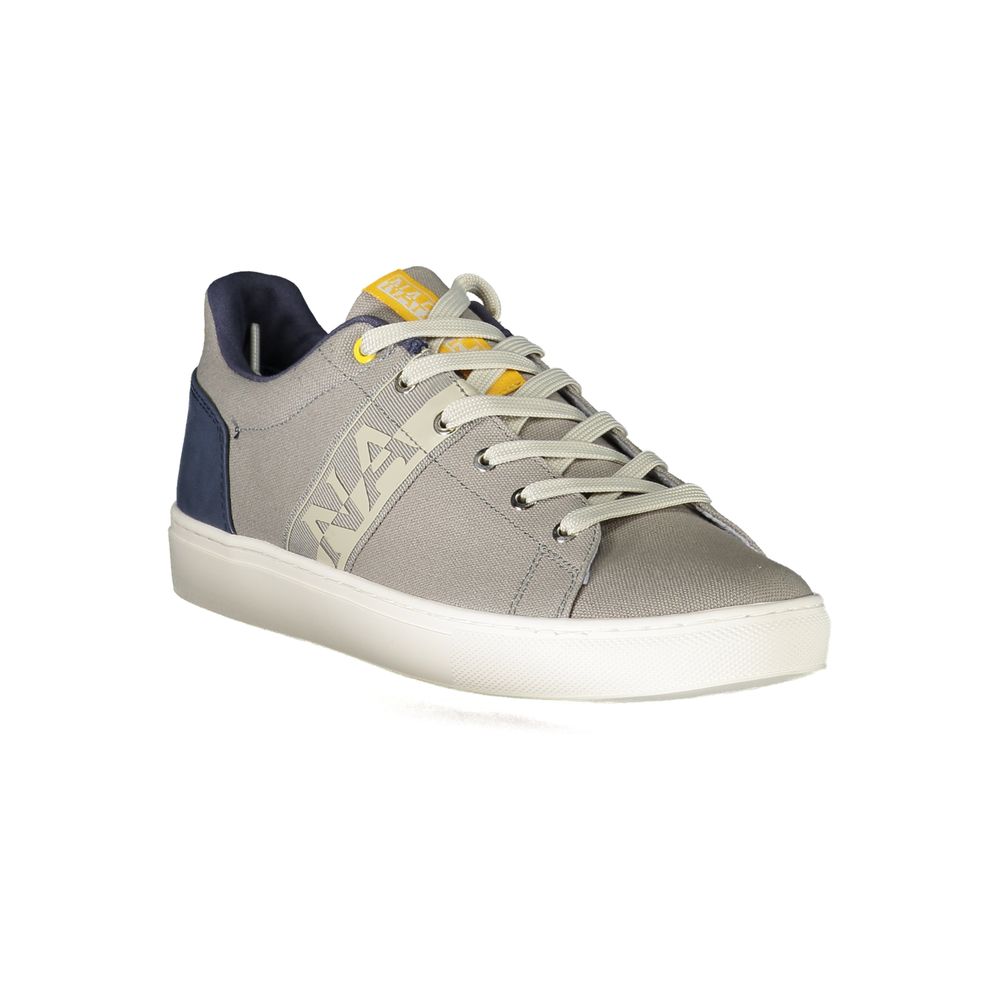 Graue Polyester Sneaker