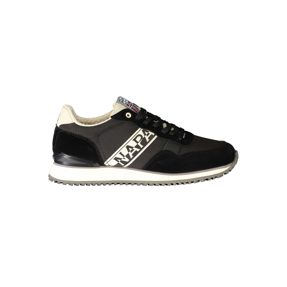 Schwarzer Polyester Sneaker