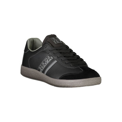 Schwarzer Polyester Sneaker