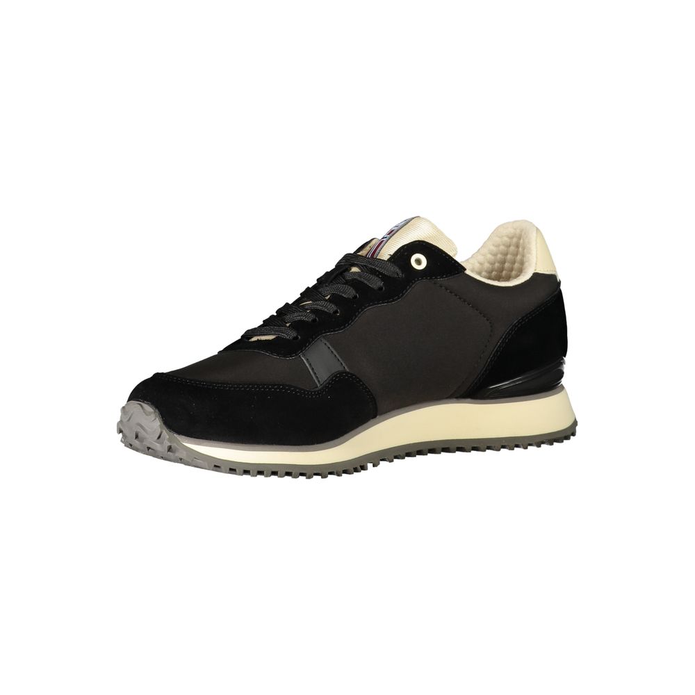 Schwarzer Polyester Sneaker