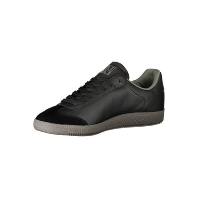 Schwarzer Polyester Sneaker