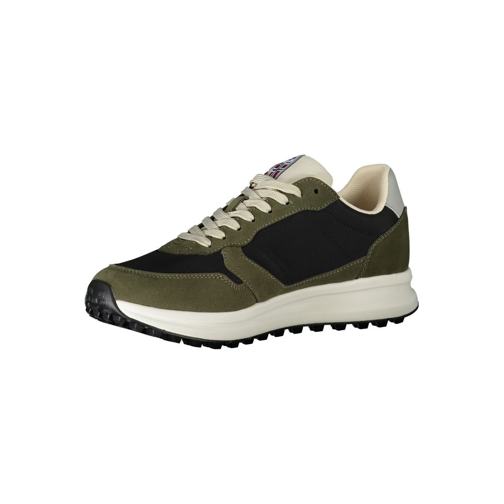 Grüner Polyester Sneaker