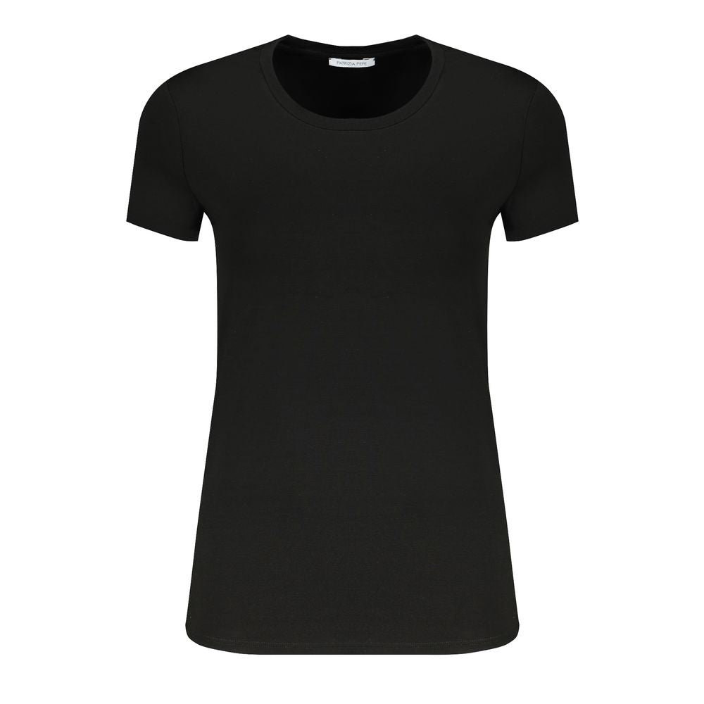 Schwarz Elastan Tops & T-Shirt