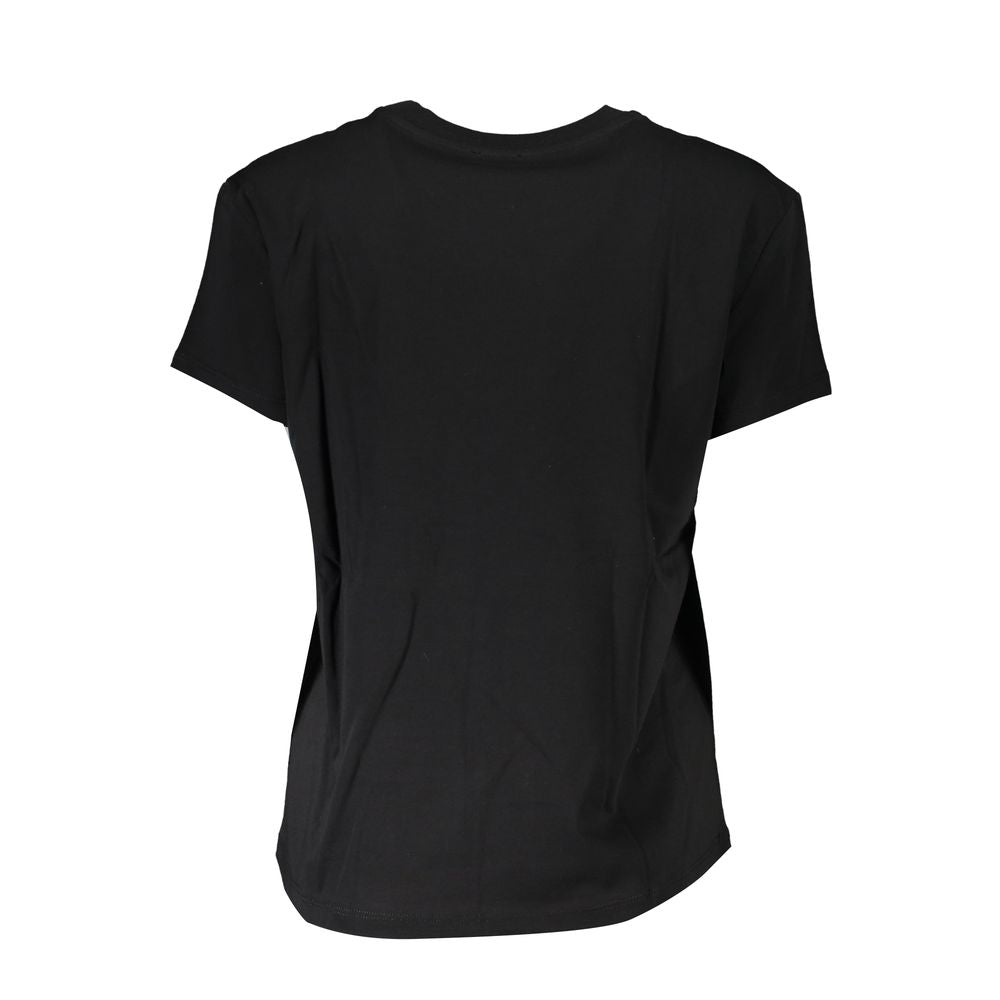 Schwarze Baumwolle Tops & T-Shirt