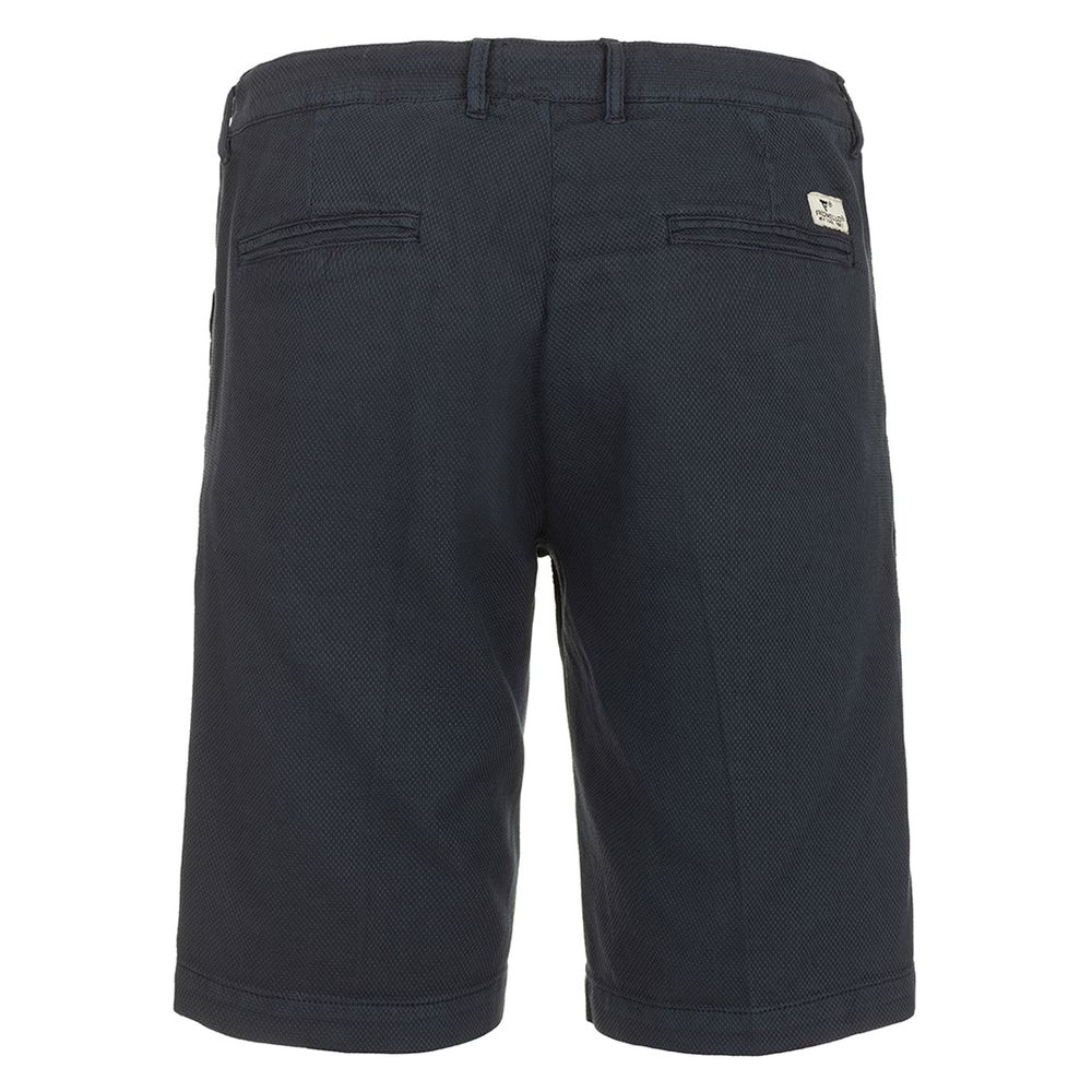 Blaue Baumwollshorts