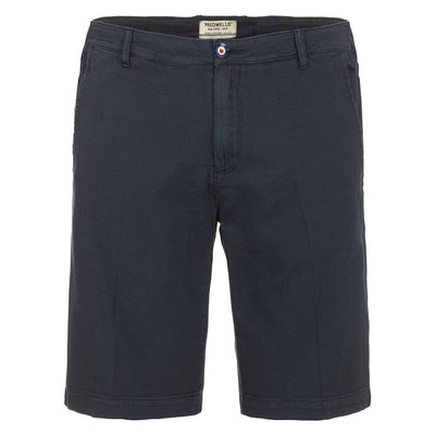 Blaue Baumwollshorts