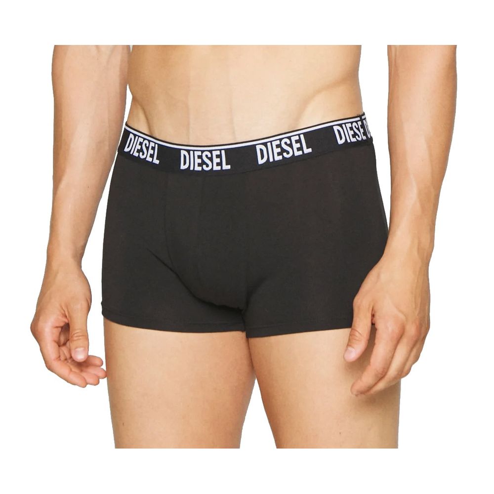 Glatte Bicolor-Baumwoll-Boxershorts Duo