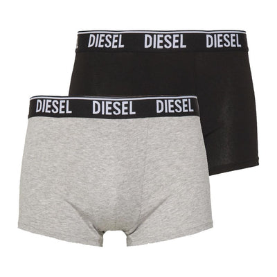 Glatte Bicolor-Baumwoll-Boxershorts Duo