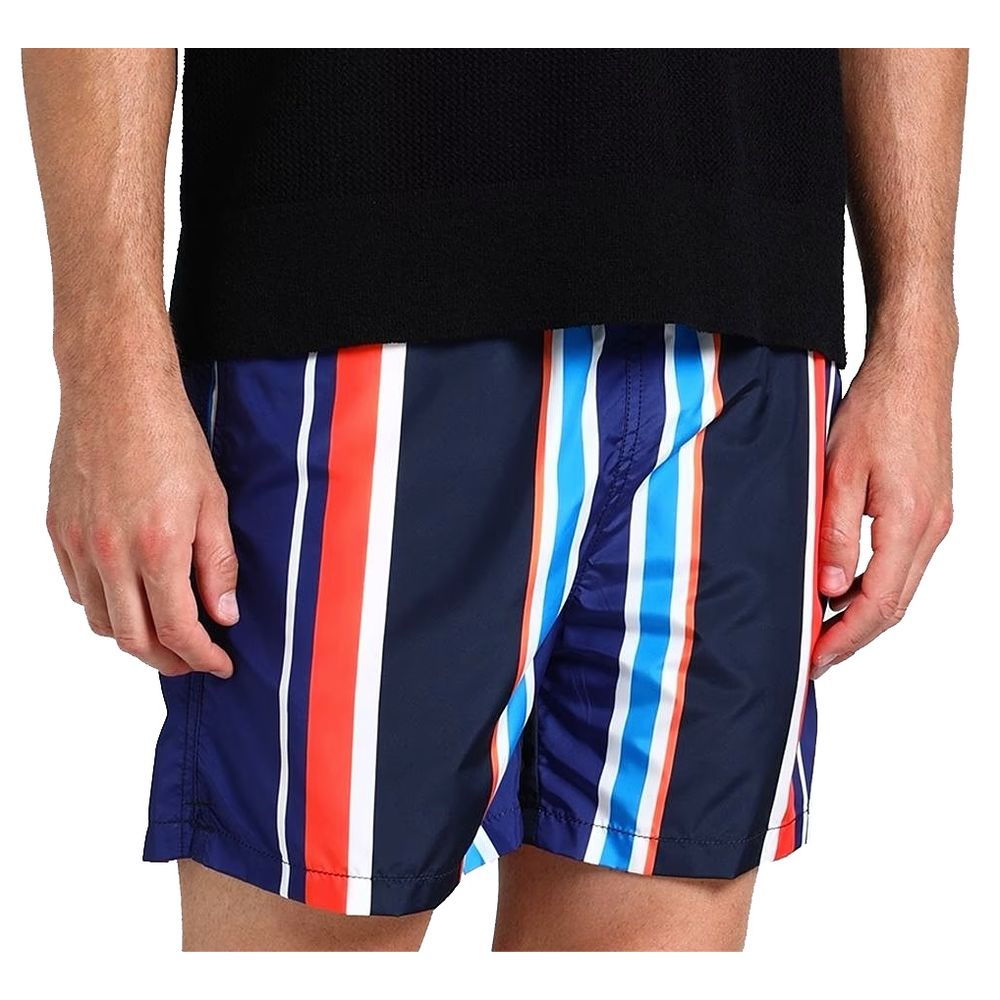 Vibrierende gestreifte Herren Boxer Trunks