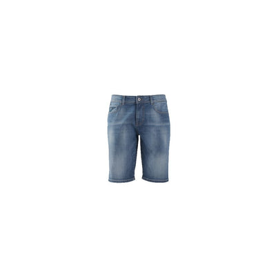 Blaue Baumwollshorts