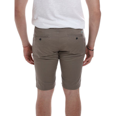 Graue Baumwoll-Shorts