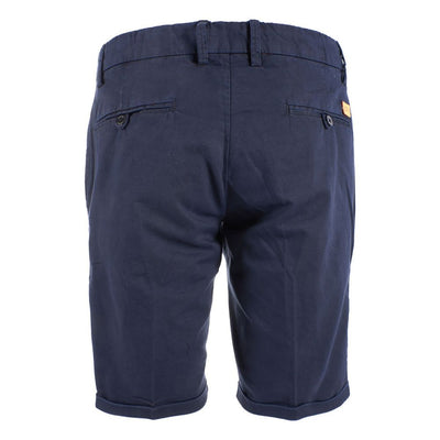 Blaue Baumwollshorts