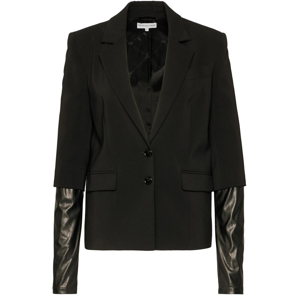 Schwarze Polyester Anzüge & Blazer