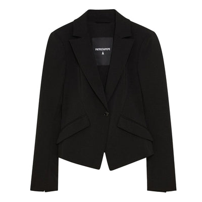 Schwarze Polyester Anzüge & Blazer