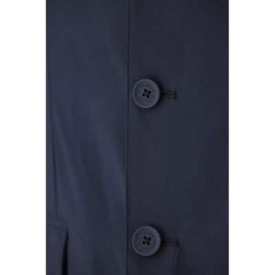 Elegante wasserabweisende blaue Jacke