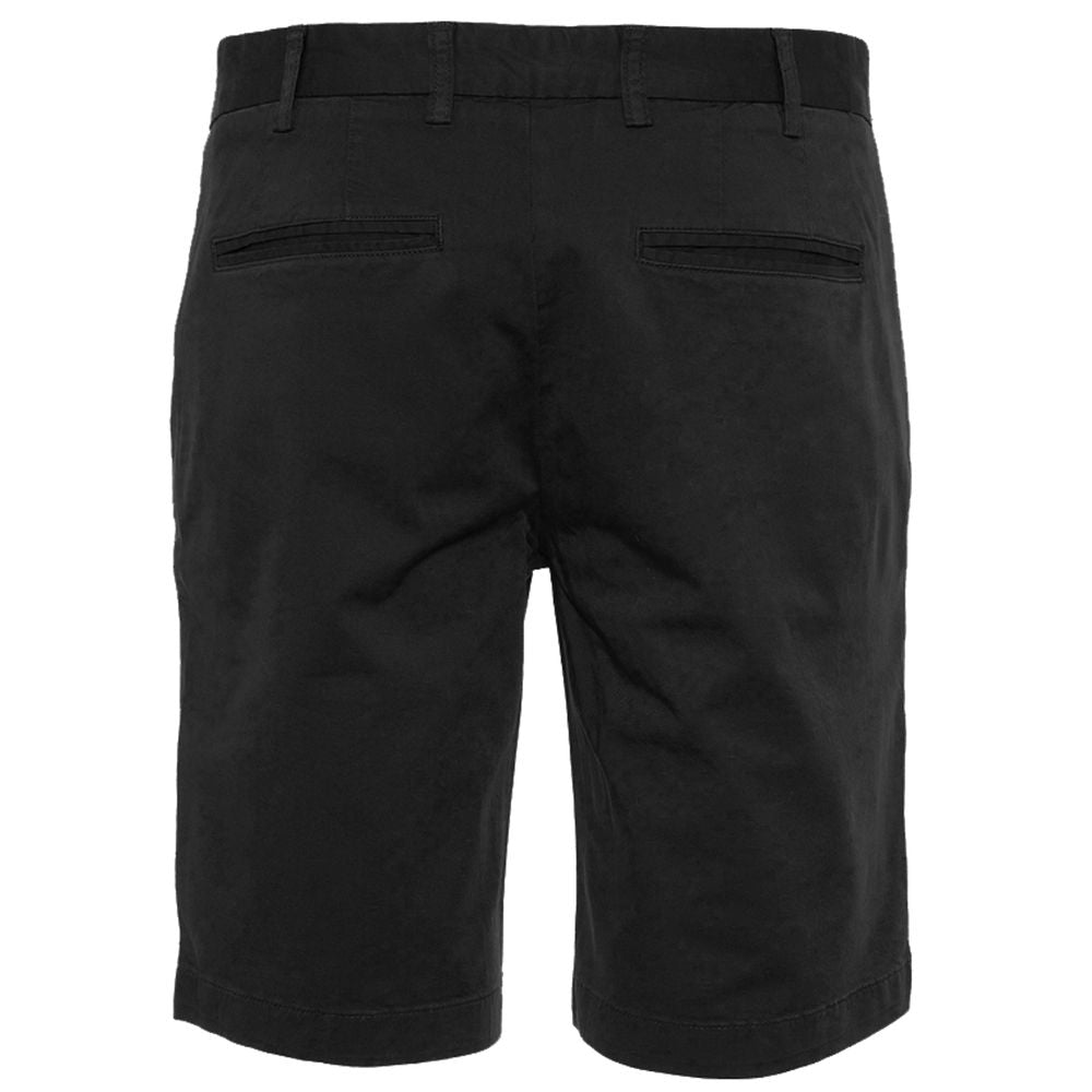 Elegante beigefarbene Bermudashorts mit Logoaufnäher