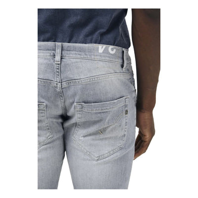 Elegante graue Stretch-Icon-Jeans