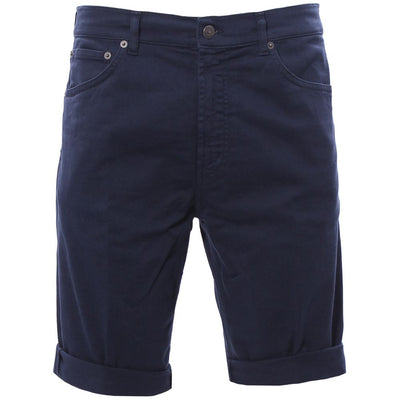 Schicke dunkelblaue Shorts aus Stretch-Baumwolle