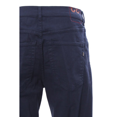 Schicke dunkelblaue Shorts aus Stretch-Baumwolle