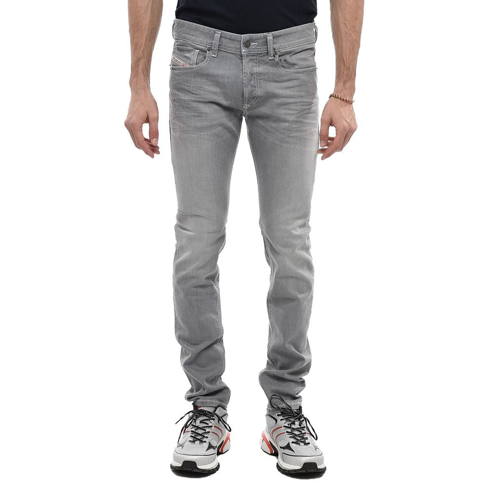 Graue Baumwolljeans & Hose