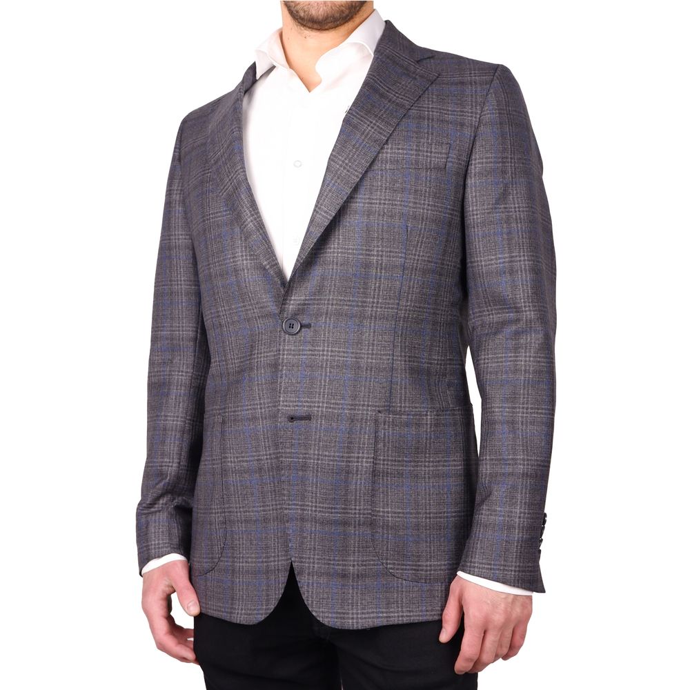 Brauner Vergine-Blazer aus Wolle