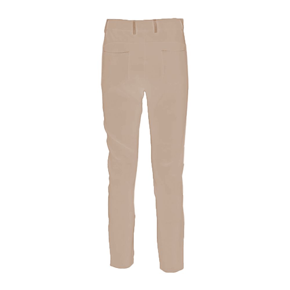 Beige Viskose Jeans & Hose