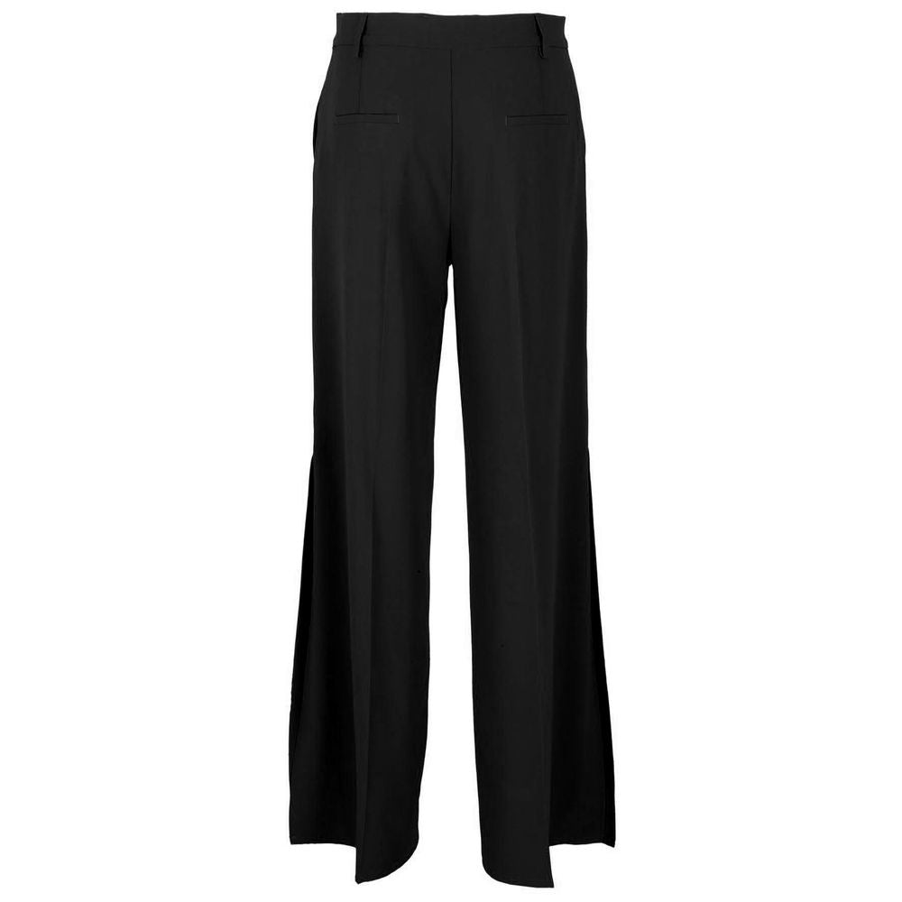 Schwarze Polyester Jeans & Hose