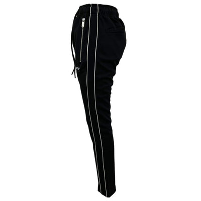 Schwarze Polyester Jeans & Hose