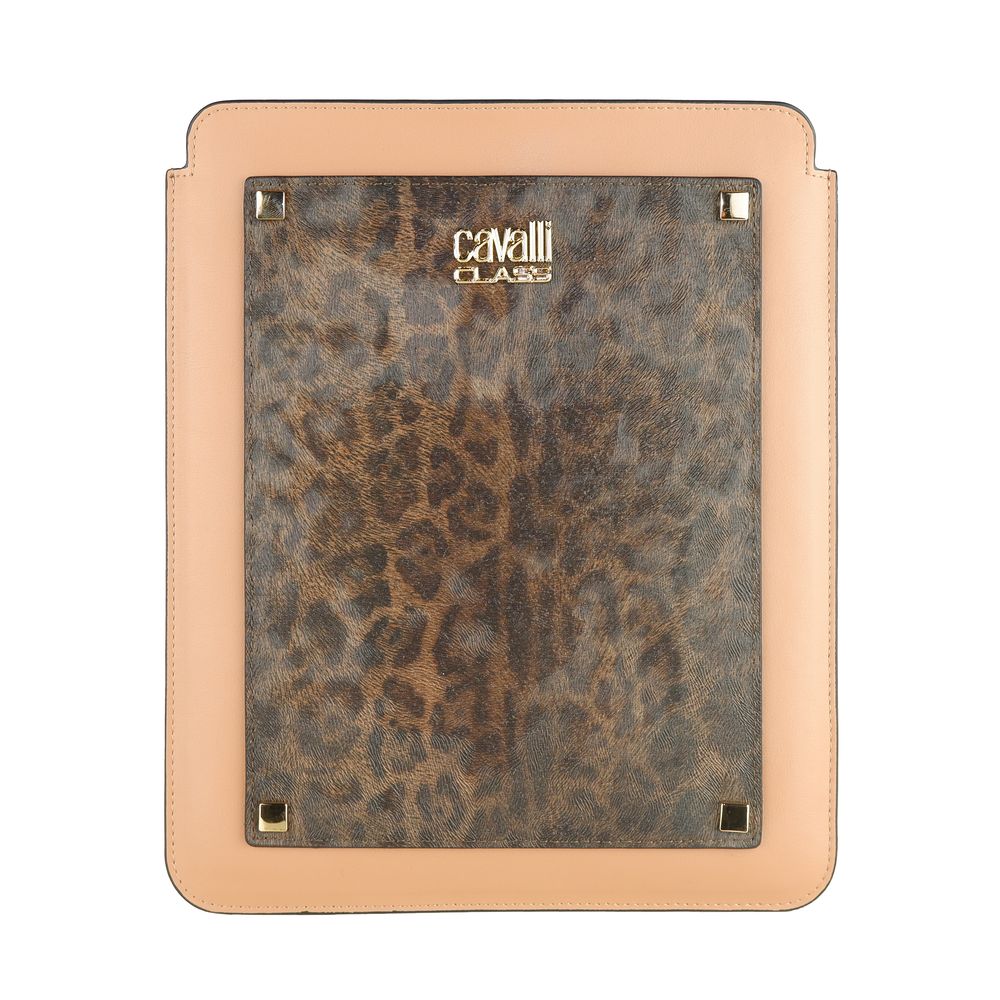 Schicke Tablet-Tasche mit Leopardenmuster aus Kalbsleder