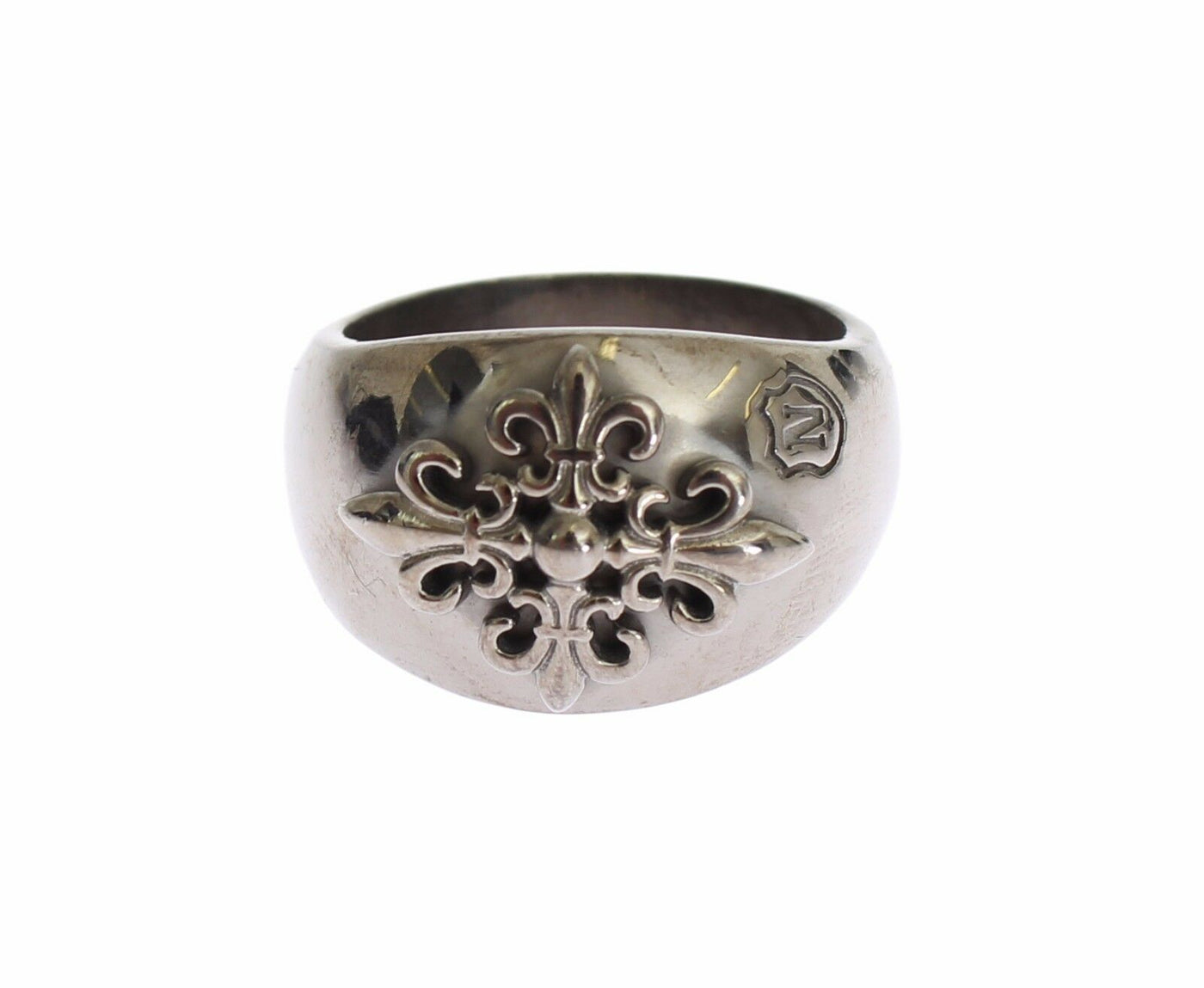 Sterling Silber Rhodium Männer Statement Ring