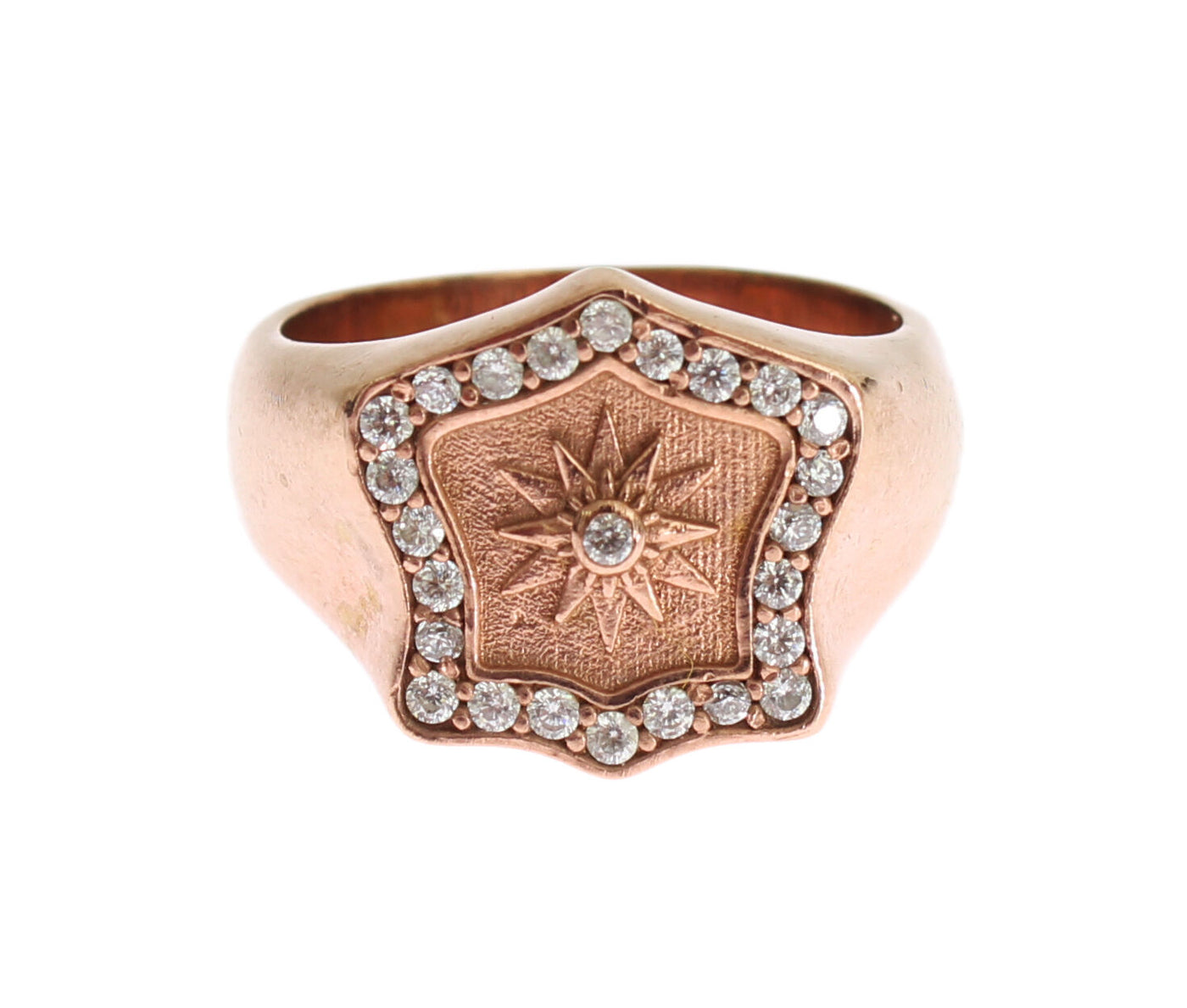 Schicker Roségold vergoldeter Sterling Silber Ring