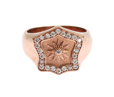 Schicker Roségold vergoldeter Sterling Silber Ring