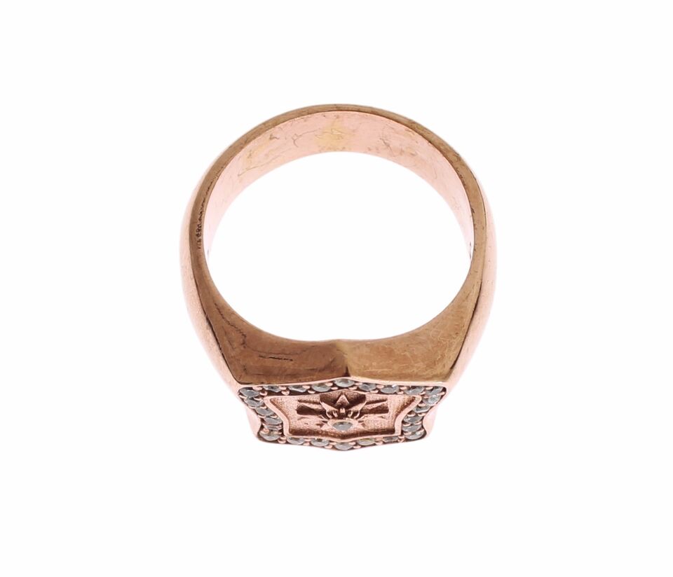 Schicker Roségold vergoldeter Sterling Silber Ring